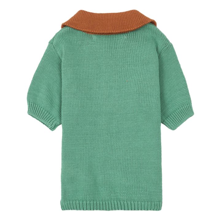 Knit Polo Shirt Seidenfarben- Produktbild Nr. 2