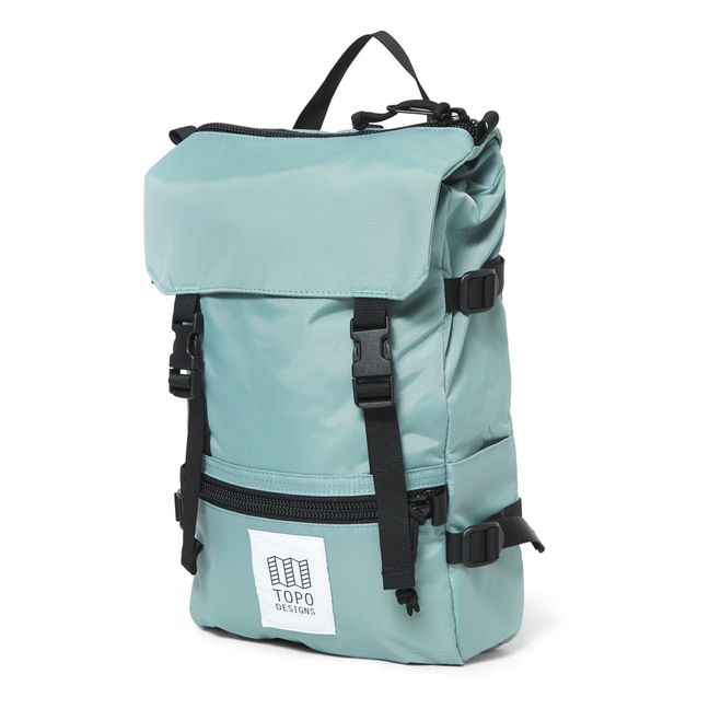 Rover Pack Mini Recycled Nylon Backpack Verde agua