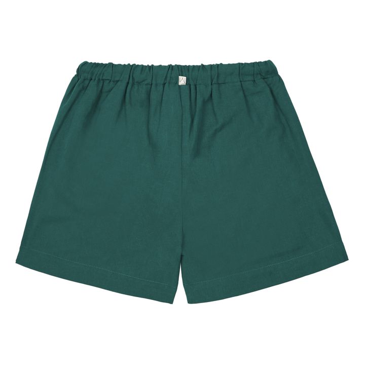 Ocean Organic Cotton Shorts | Verde scuro- Immagine del prodotto n°1