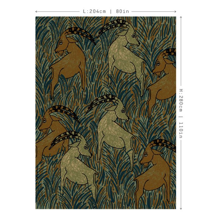 Antelope Wall Decoration Verde Kaki- Imagen del producto n°3