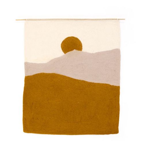 Landscape Wall Hanging - Morning | Sand