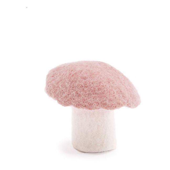 Fungo decorativo in feltro | Rosa chiaro