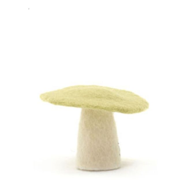 Decorative Felt Mushroom Lindengrün