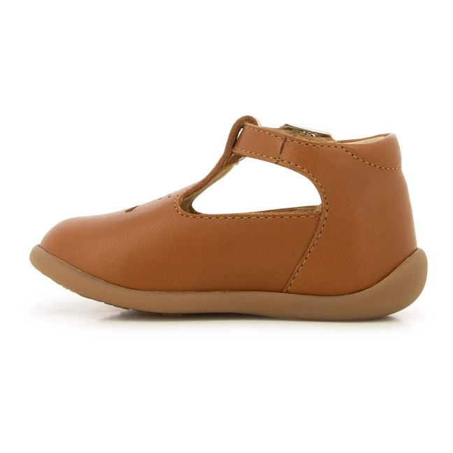 Stand-Up Ankle Boots Camel