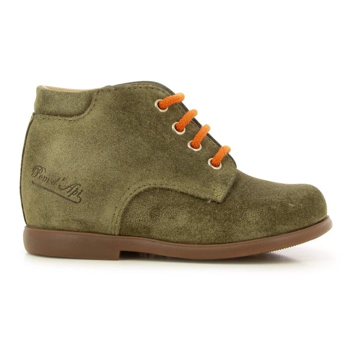 Nioupi Suede Ankle Boots | Verde oliva- Immagine del prodotto n°0