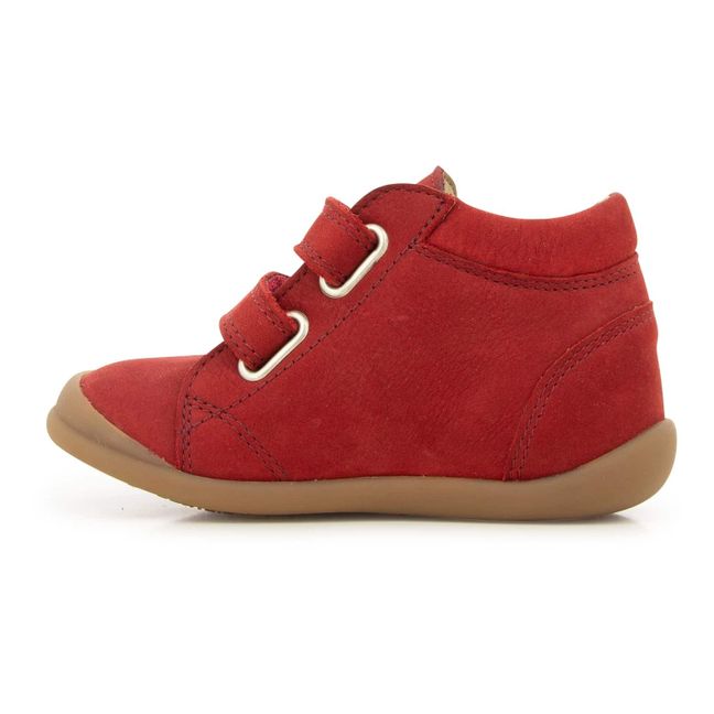 Flex-Up Velcro Boots | Red