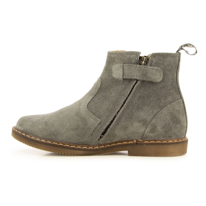 City Jodzip Suede Chelsea Boots Grey- Product image n°2