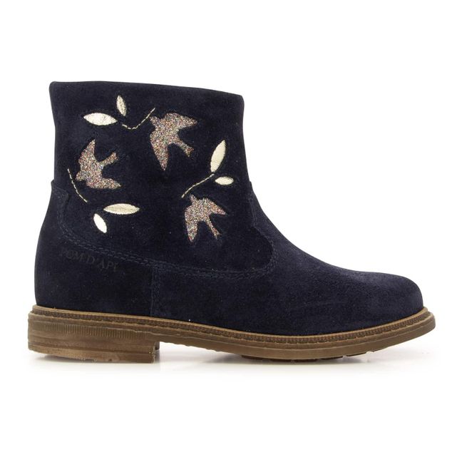 Sister Birdy Low Boots | Navy