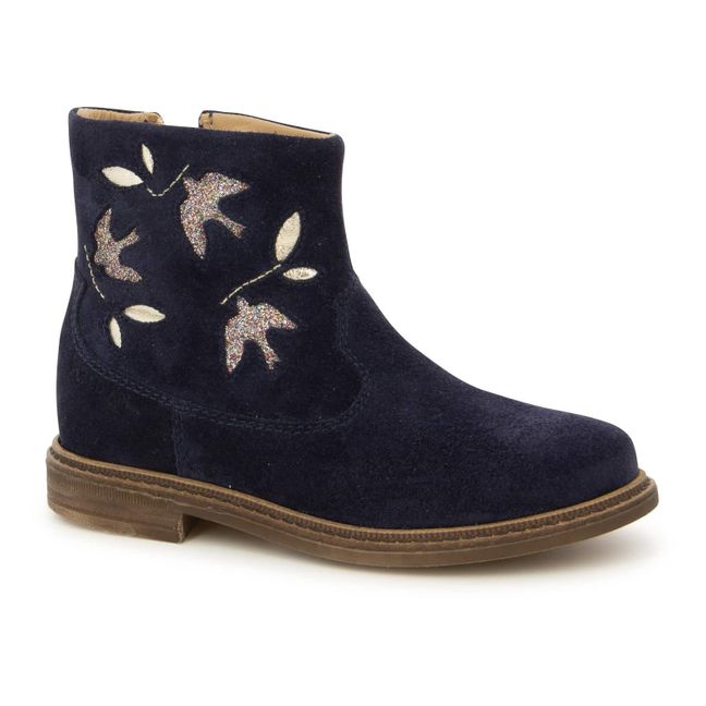 Sister Birdy Low Boots | Navy