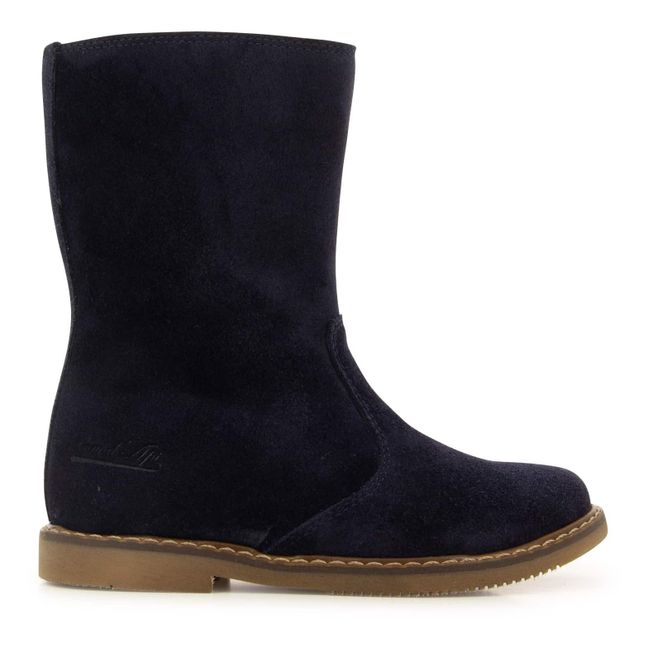 City Mid Boots | Navy blue