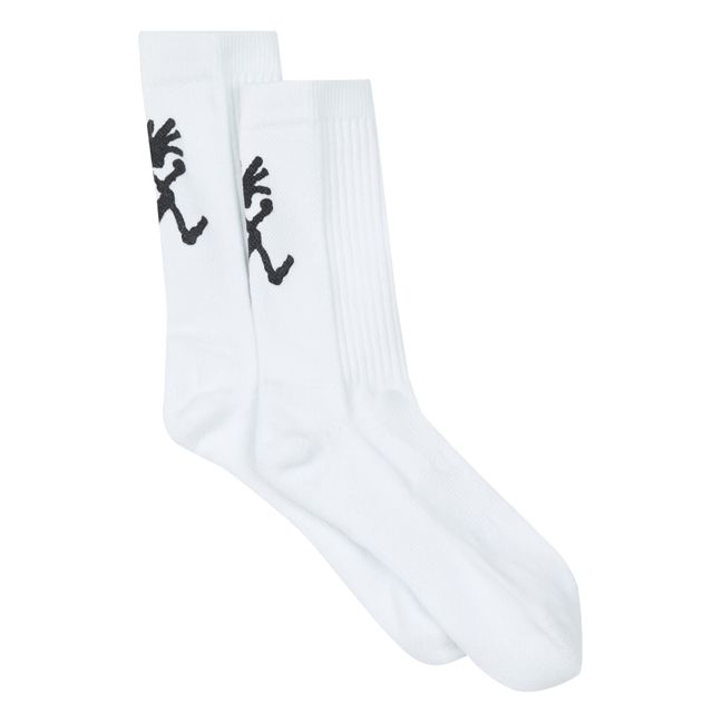 Logo Socks Bianco