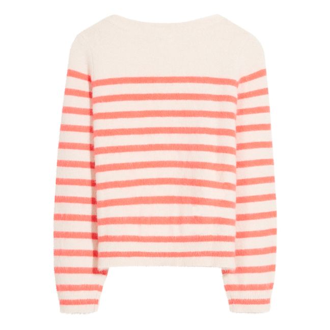 Pull Dator Rayures Angora - Collection Femme  | Rose
