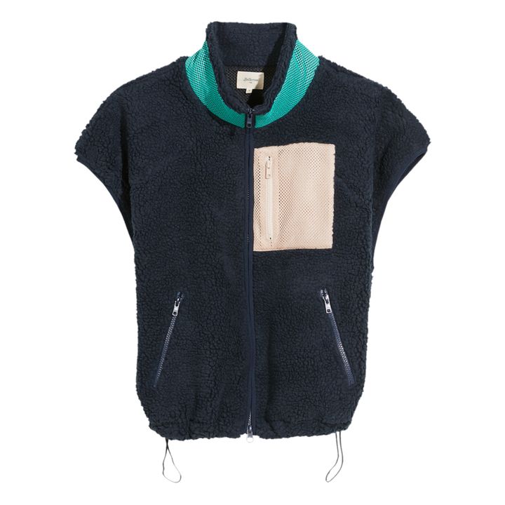 Niloum Sherpa Sweatshirt - Women’s Collection - Navy blue- Product image n°0