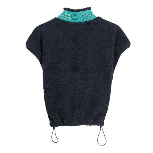 Niloum Sherpa Sweatshirt - Women’s Collection - Navy blue