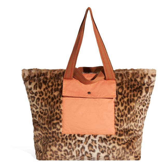 Shopper Hormin Pelzoptik - Damenkollektion  | Leopard