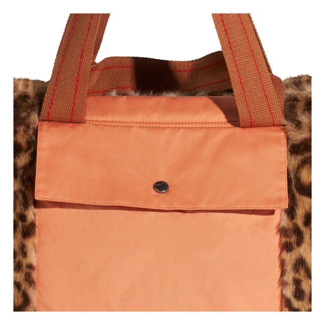 Hormin Faux Fur Tote Bag - Women’s Collection  | Leopard
