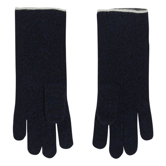 Dafain Merino Wool Gloves - Women’s Collection - Blu marino