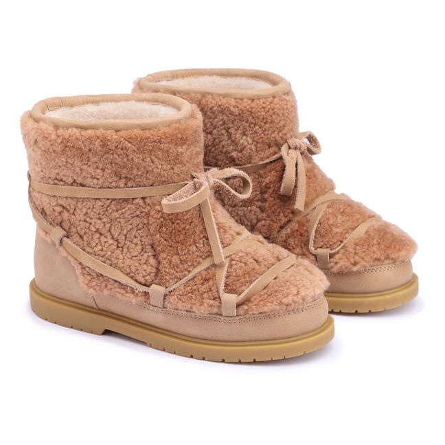 Inuka Fur-Lined Boots Beige