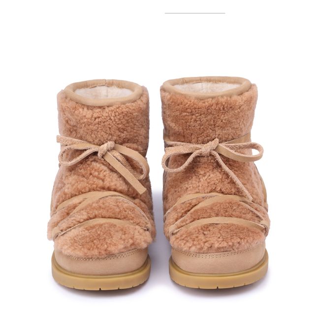 Inuka Fur-Lined Boots Beige