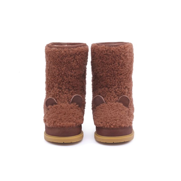 Irfi Bear Fur-Lined Boots Marrón- Imagen del producto n°2