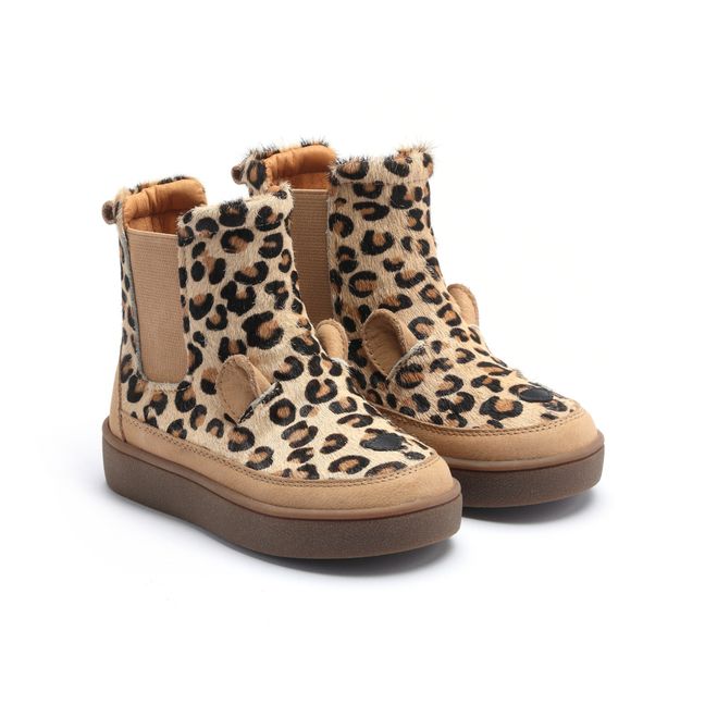 Boots Thuru Léopard | Marron