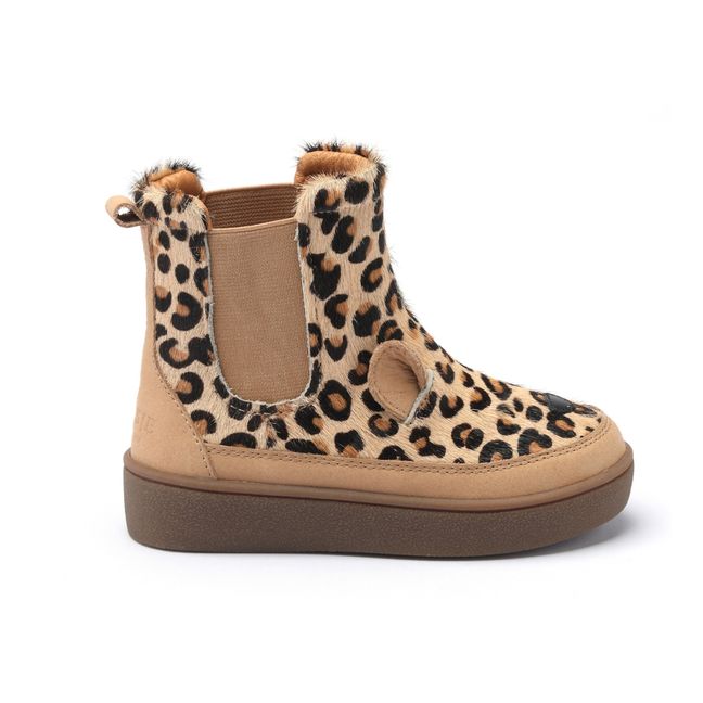 Thuru Leopard Boots | Brown