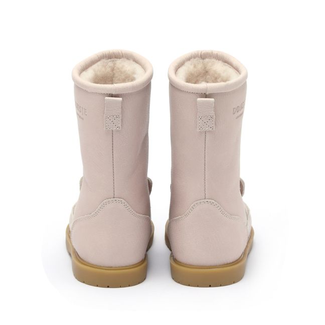 Wadudu Shearling-Lined Cat Boots Lavender