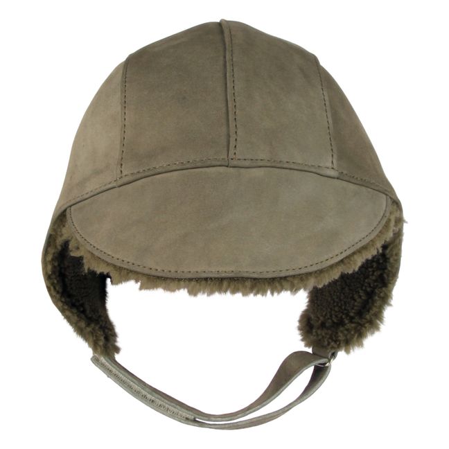 James Fur-Lined Hat Gris Antracita