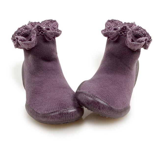 Chaussons Mademoiselle | Prune