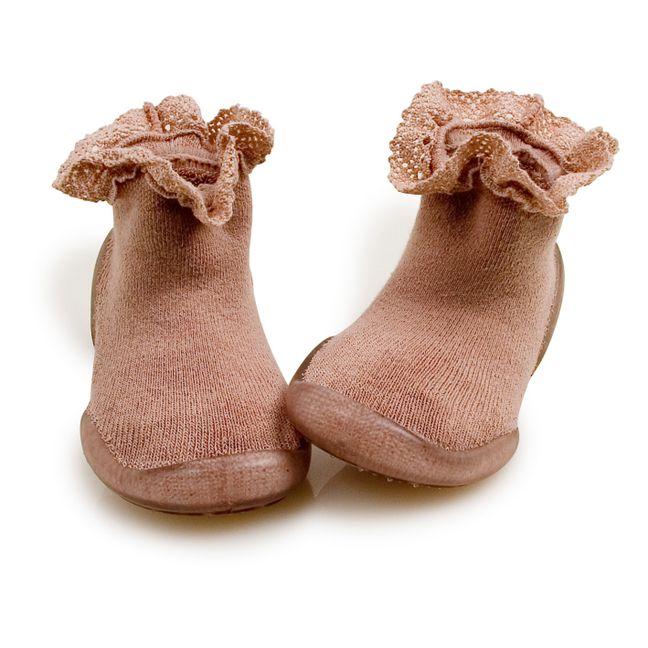 Chaussons Mademoiselle Vieux Rose