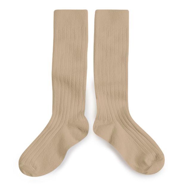 La Haute Socks Taupe brown