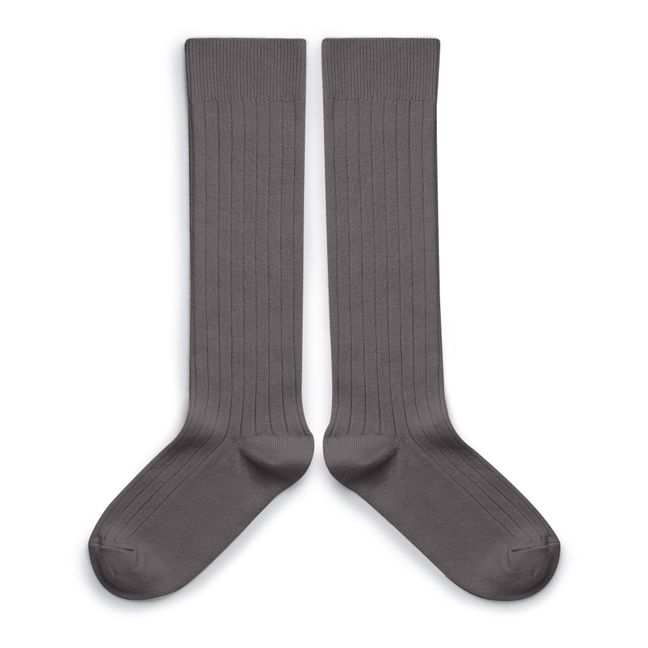 La Haute Socks | Charcoal grey