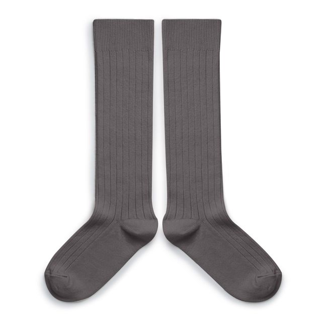 Chaussettes La Haute | Gris anthracite