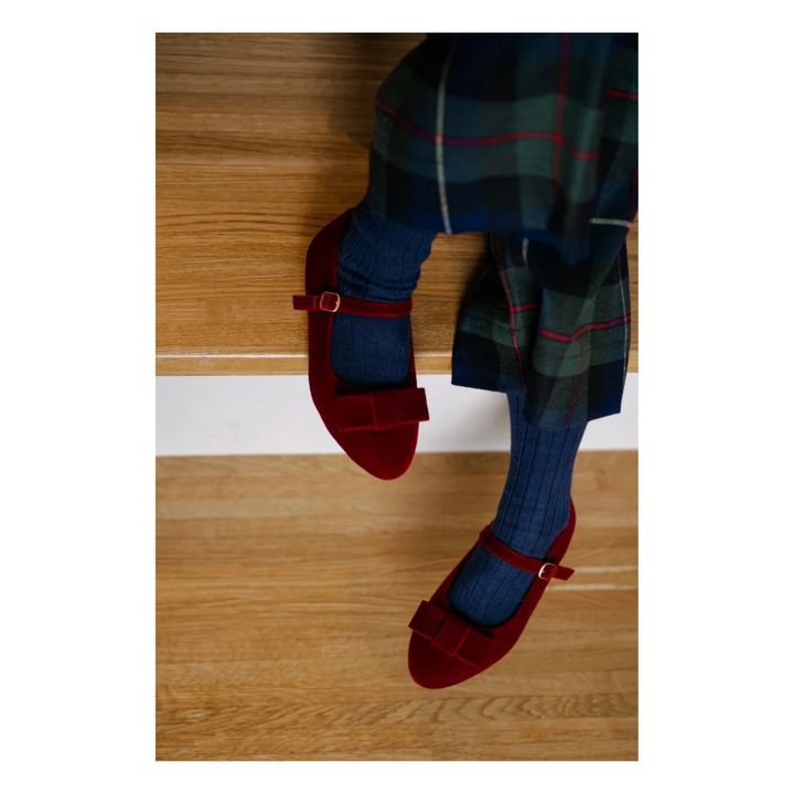 La Haute Socks | Navy blue- Product image n°3