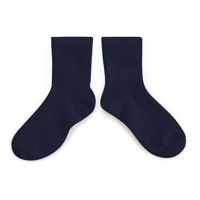 Chaussettes La Mini | Bleu marine