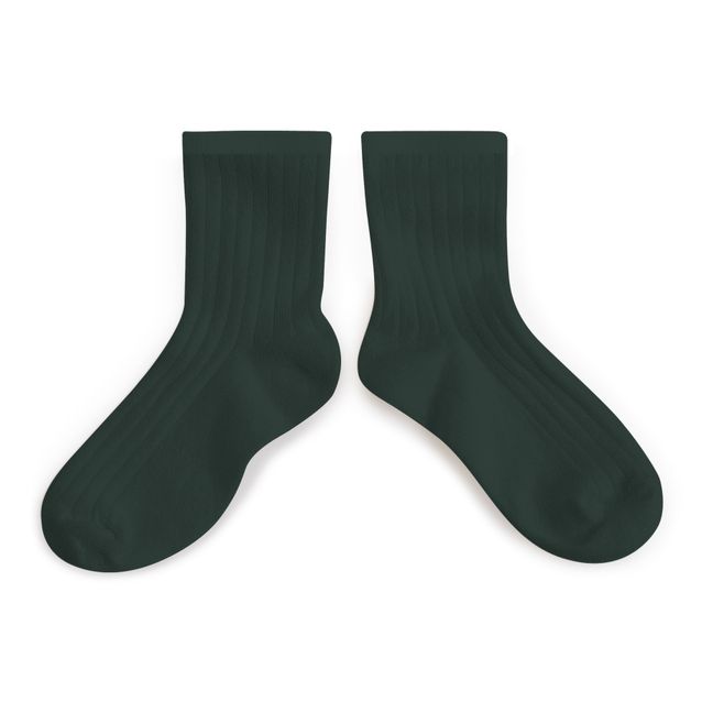 La Mini Socks | Dark green