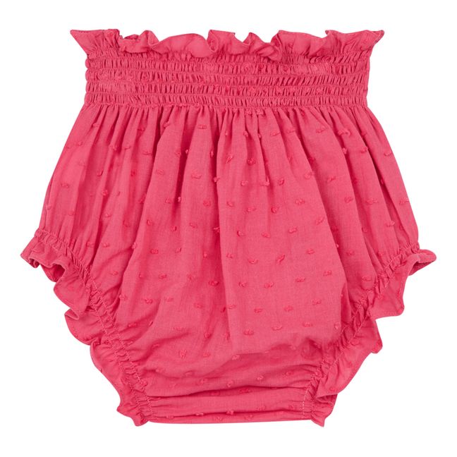Dotted Swiss Bloomers Fuscia