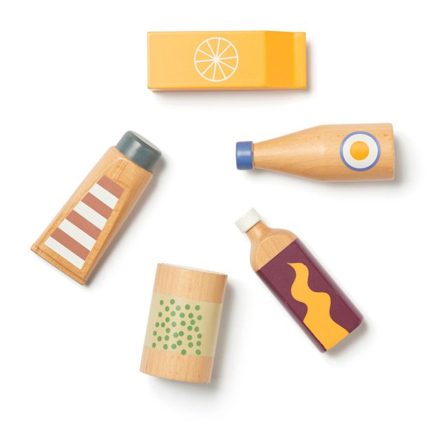 Wooden Bottles and Cans