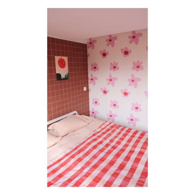 Flower Wallpaper - Mathilde Cabanas x Bonjourgeorges Rosa