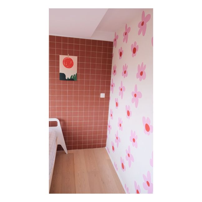 Flower Wallpaper - Mathilde Cabanas x Bonjourgeorges Pink