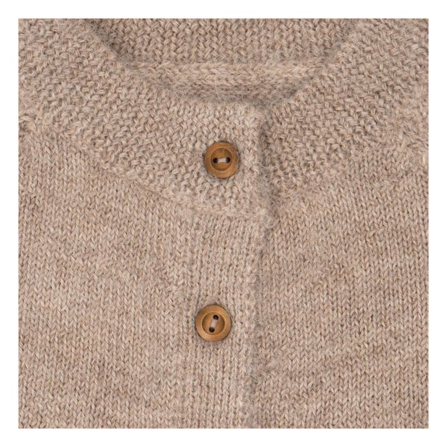 Cardigan in lana d'alpaca Kobenhavn | Beige