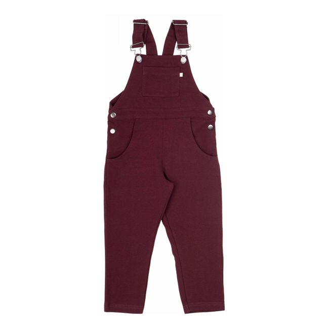 Salopette in cotone biologico Elda | Bordeaux