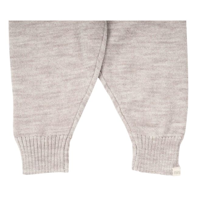 Denmark Merino Wool Harem Pants Light grey