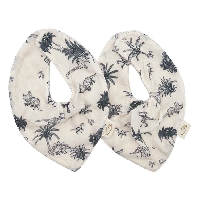 Lätzchen Bandana - 2er-Set | Weiß