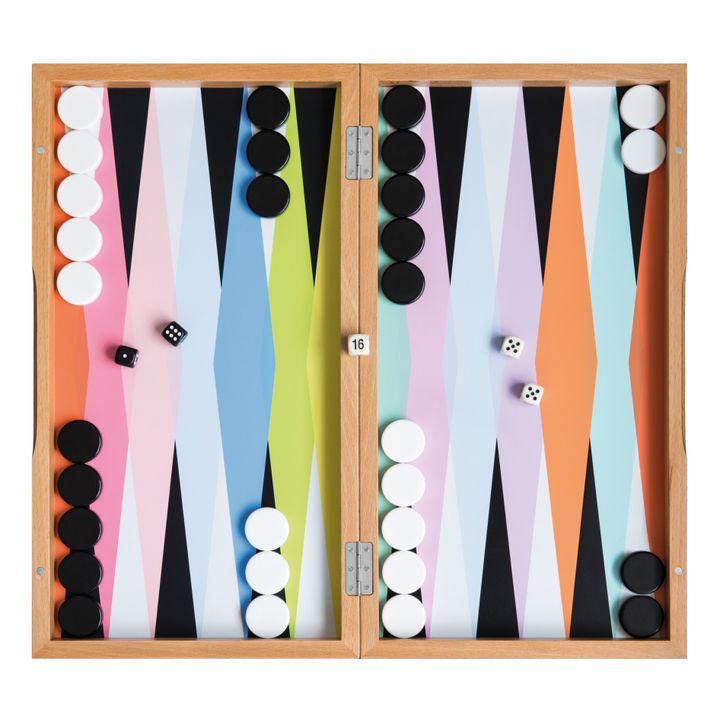 Backgammon-Spiel aus Holz - Produktbild Nr. 0