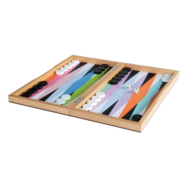 Backgammon-Spiel aus Holz 