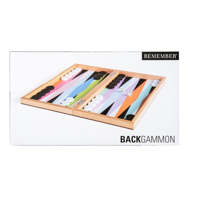 Backgammon-Spiel aus Holz 