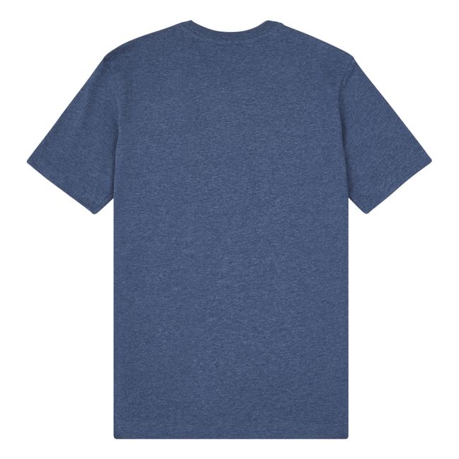 T-Shirt Uni - Collection Homme - Bleu chiné