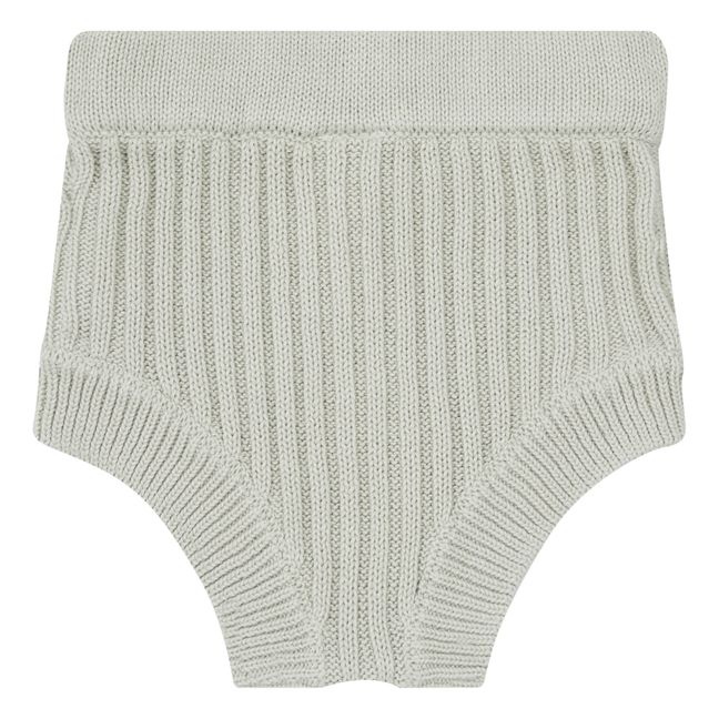 Ribbed Knit Bloomers Grey