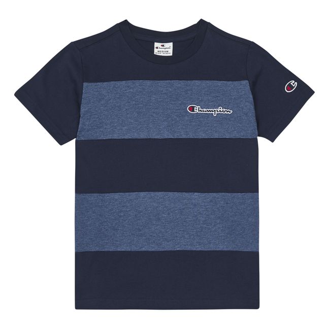 Two-Tone T-Shirt Blu marino